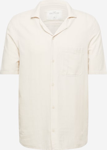 Coupe regular Chemise HOLLISTER en beige : devant