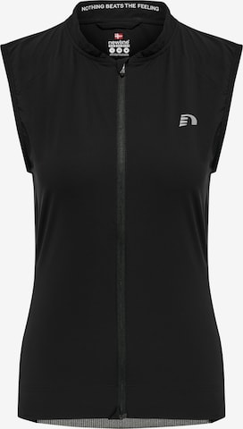 Gilet de sport Newline en noir : devant