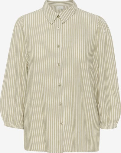 Kaffe Bluse 'KAmilia' in XS in beige / weiß, Produktansicht