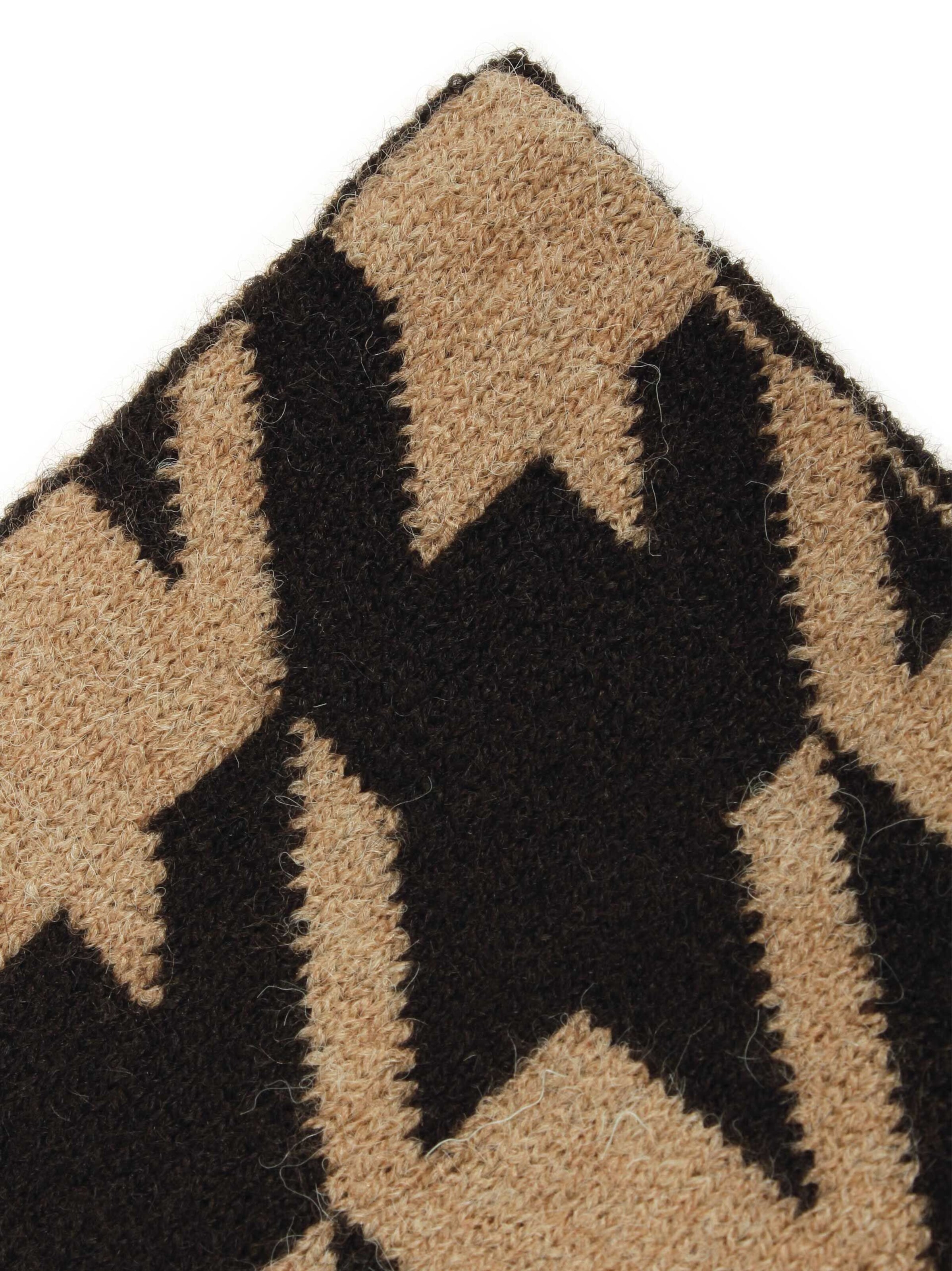 SAMAYA Weicher Strickschal 'Kara' in Braun