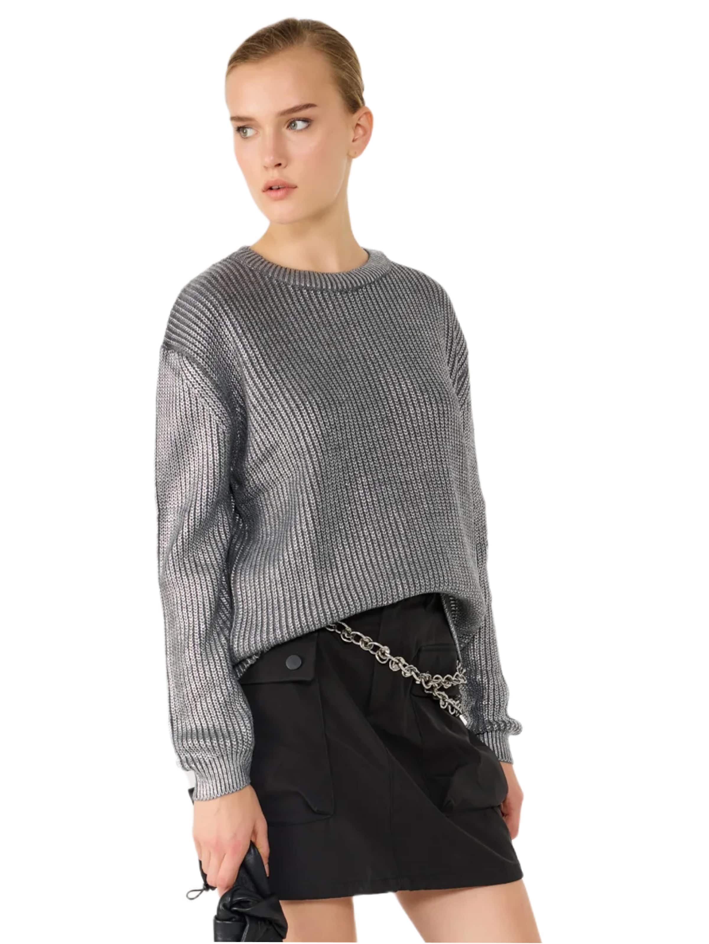 No Matter What Sweater in Grey