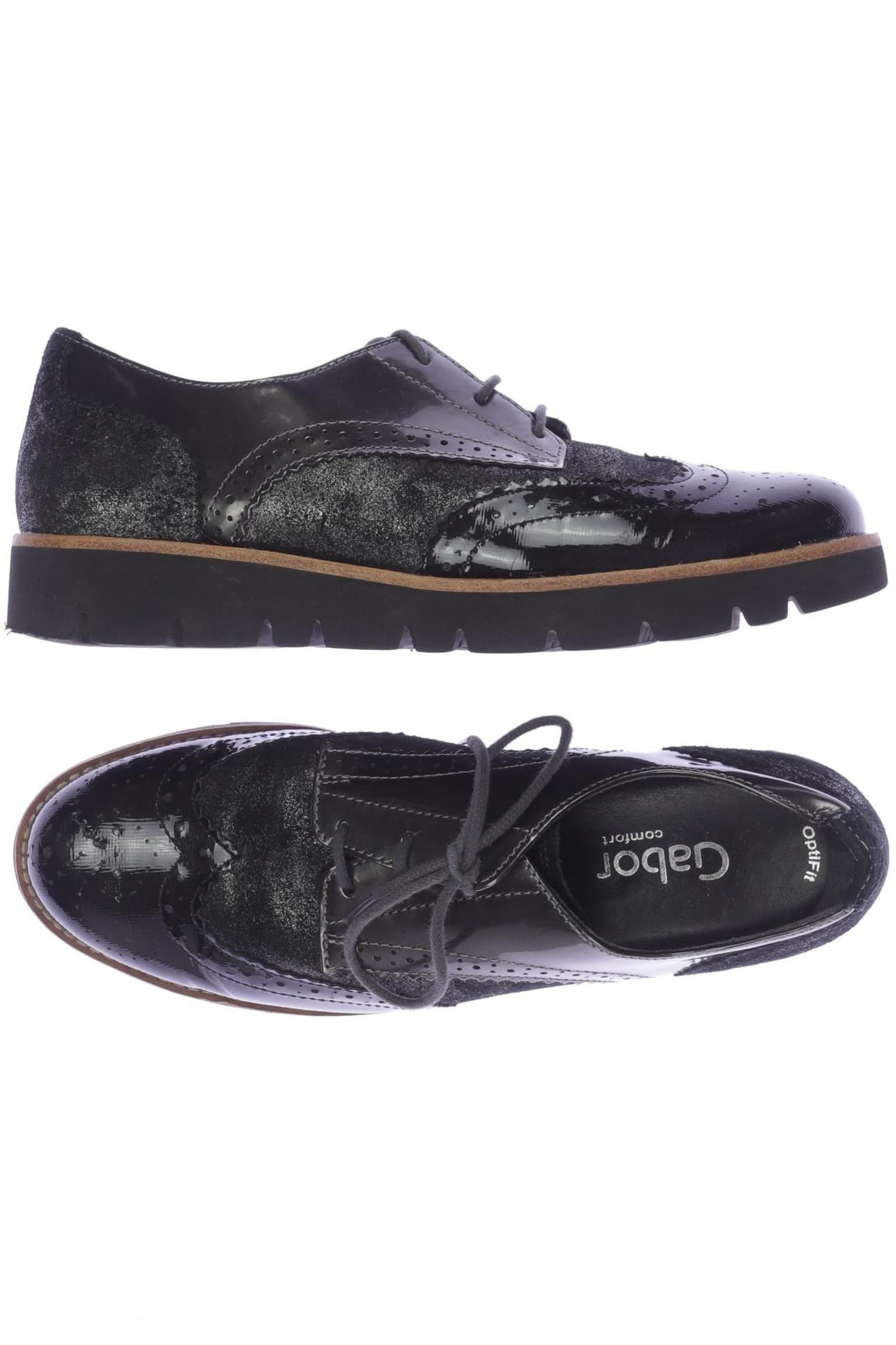 GABOR Halbschuh 38 in Schwarz: Vorderseite