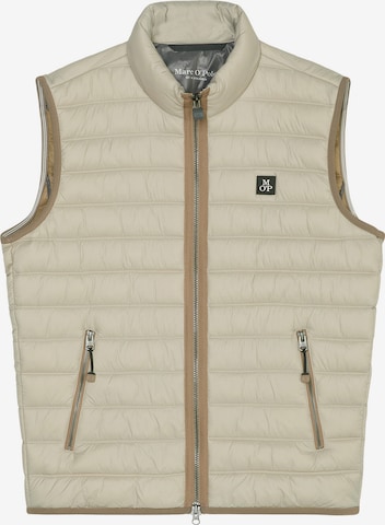 Gilet Marc O'Polo en beige : devant