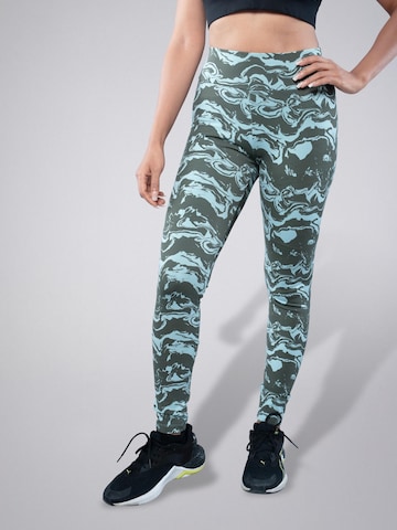 LEAFLETIC - Skinny Leggings 'Leafletic Women’s Long Length Legging' en verde