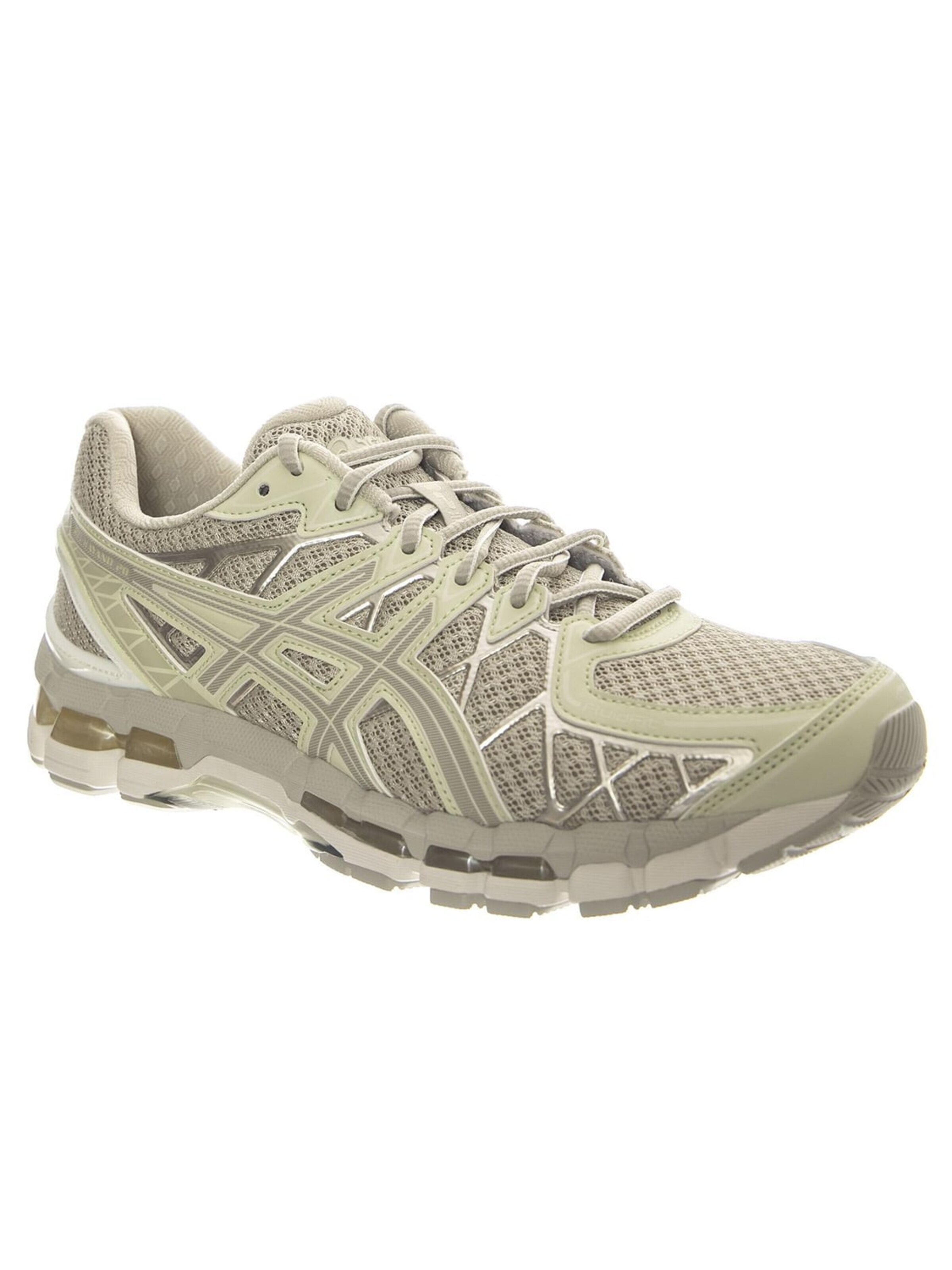 ASICS Athletic lace-up shoe 'Gel-Kayano 20 Fossil/Cream -- Men's Cream Shoes' in Mixed colours: front