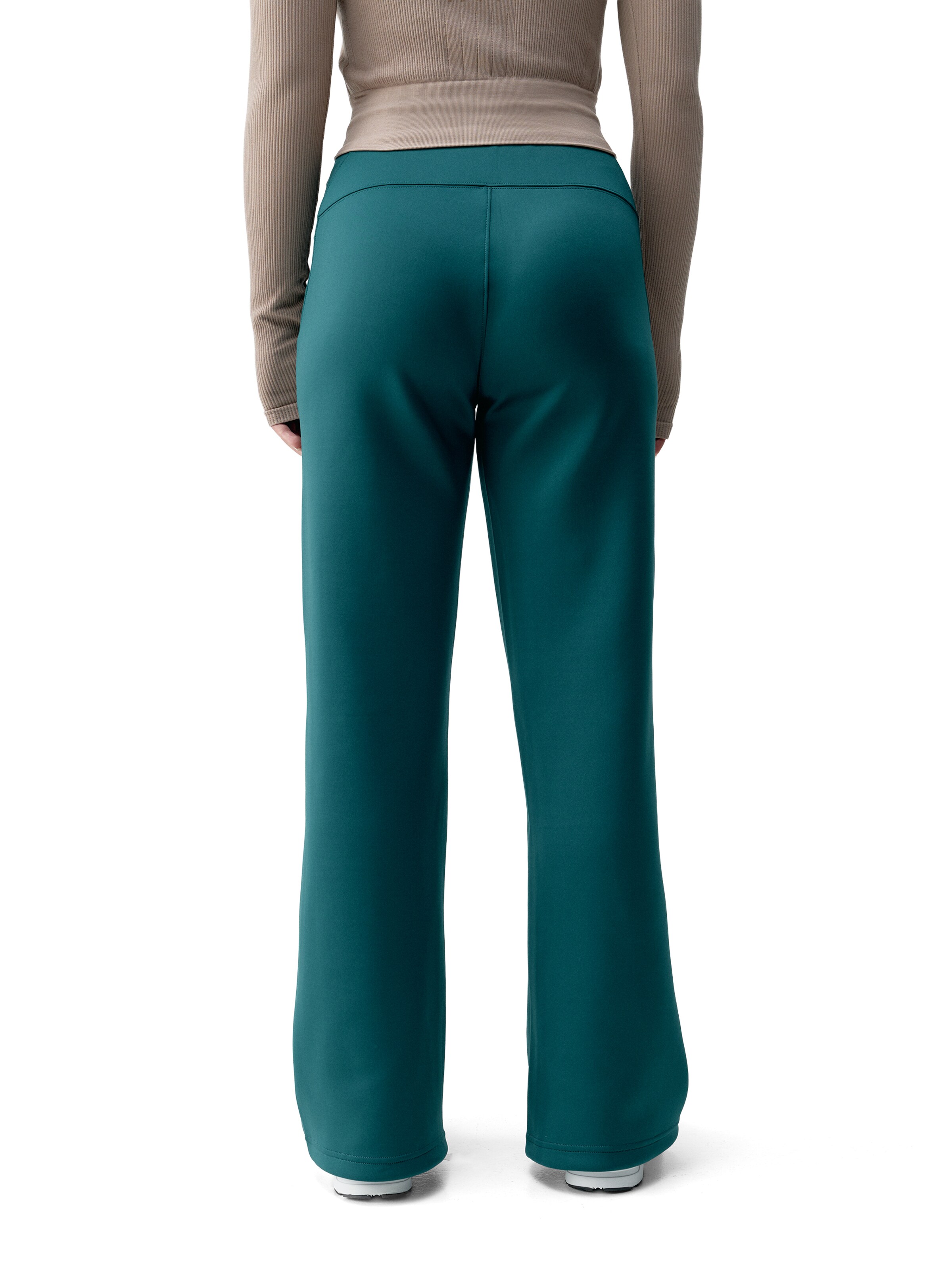 Born Living Yoga Flared Broek 'Kioko' in Groen