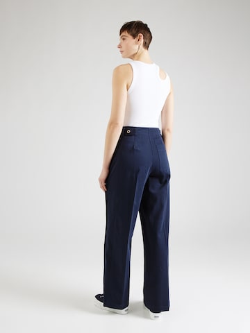 Wide Leg Pantalon à plis 3.1 Phillip Lim en bleu