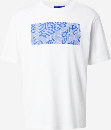 balta HUGO Marškinėliai 'Nierofix': priekis