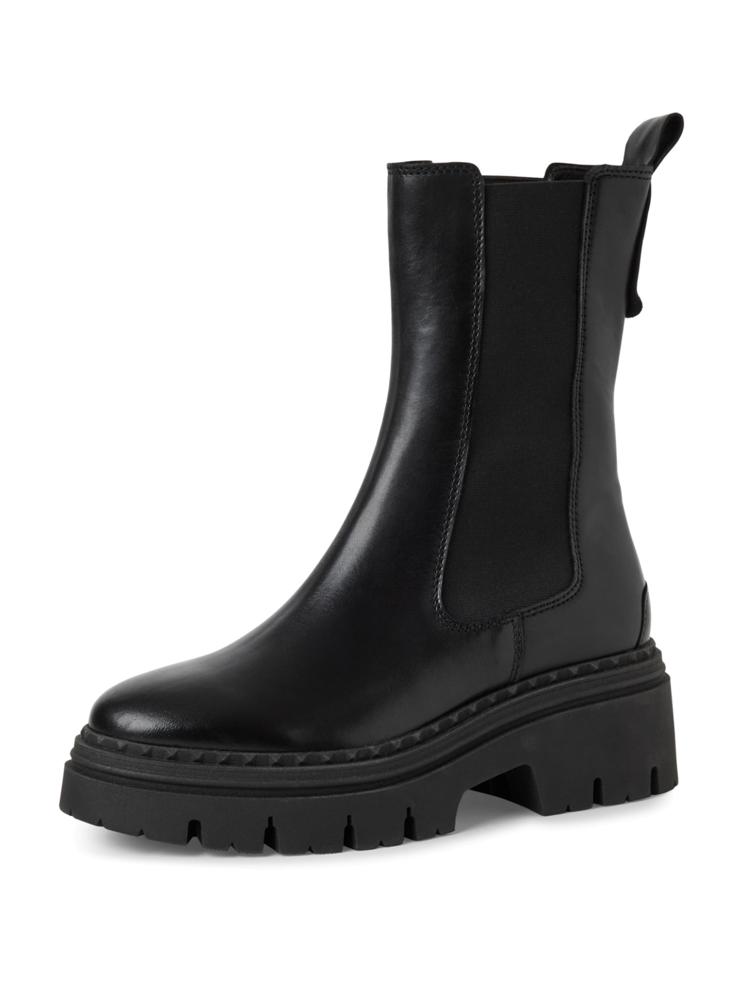 Chelsea Boots Tamaris en noir : devant