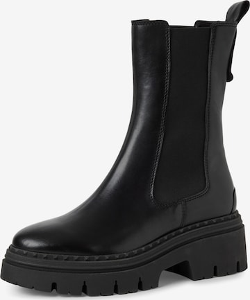 Tamaris Chelsea Boots in Schwarz: Vorderseite