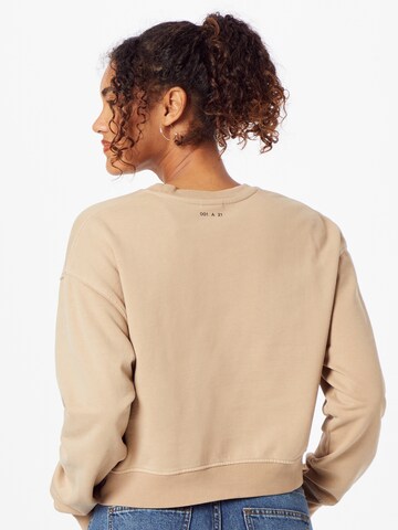 10k Sweatshirt 'No.4 Cuban Sand' in Brown