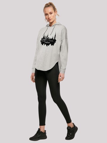 F4NT4STIC Sweatshirt 'Cities Collection - Hamburg skyline' in Grey