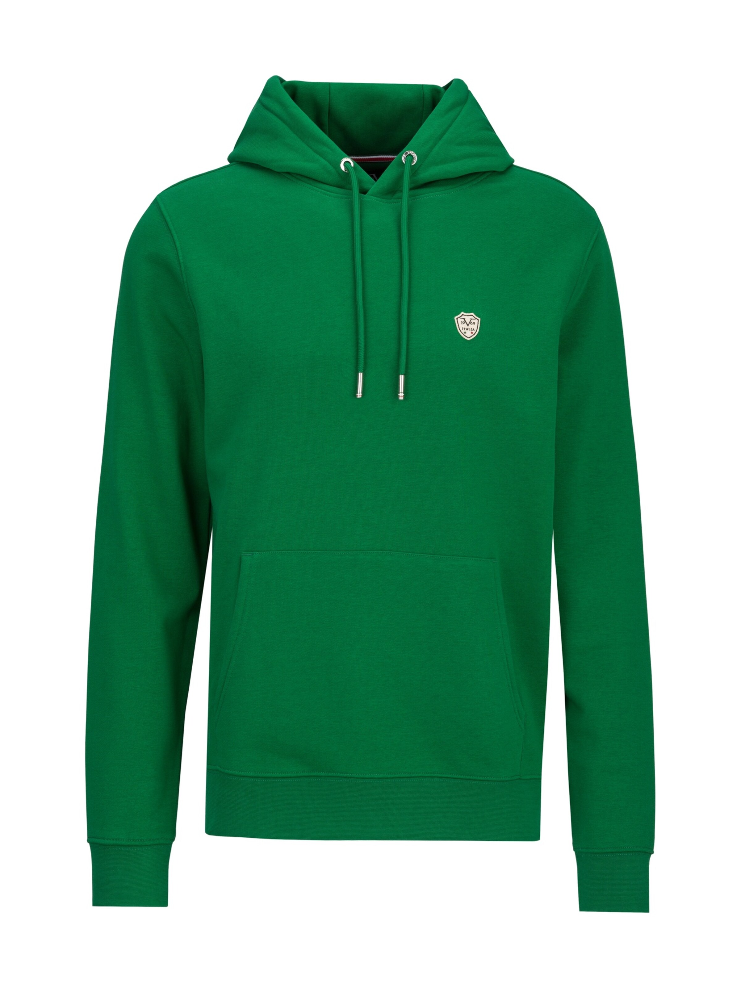 19V69 ITALIA Sweatshirt 'Matteo' in Groen: voorkant