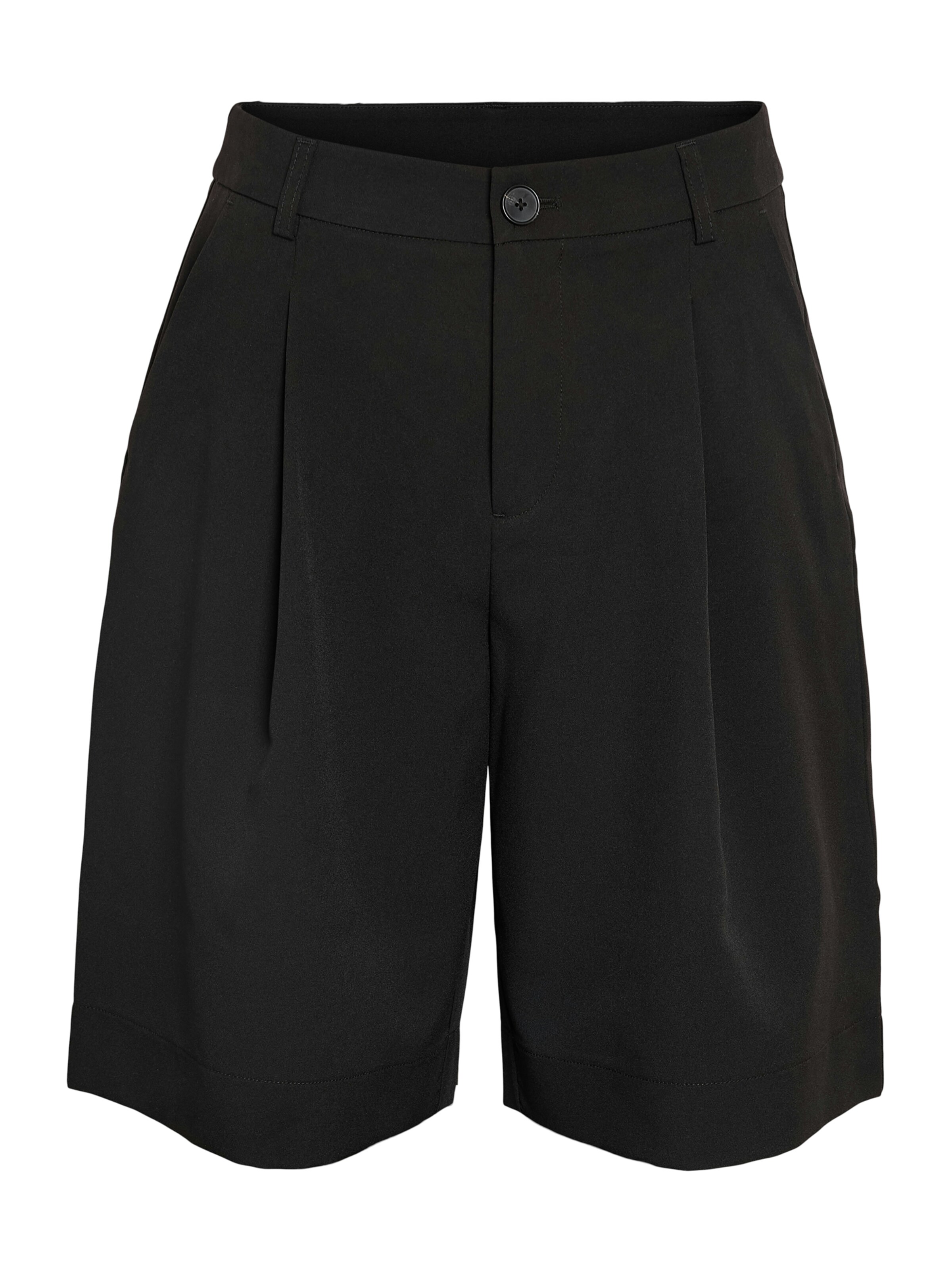 Noisy may Loose fit Pleat-Front Pants 'NMMAILE' in Black: front