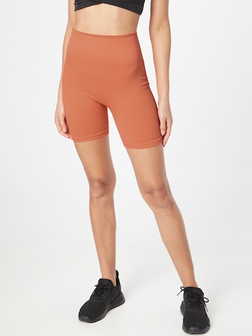 The Jogg Concept Skinny Kalhoty 'SAHANA' – oranžová: přední strana