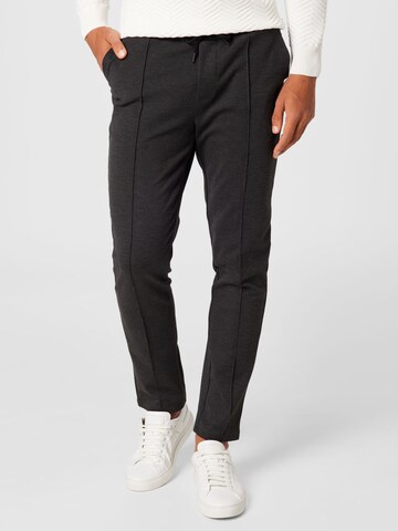 BLEND Tapered Chino Pants in Grey: front
