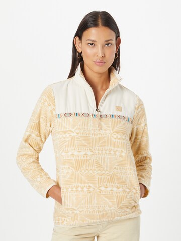 BILLABONG Sports sweatshirt 'BOUNDARY' in Beige: front