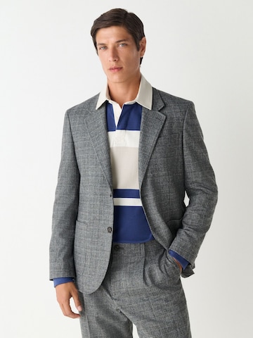 Next Regular fit Suit Jacket in Grey: front
