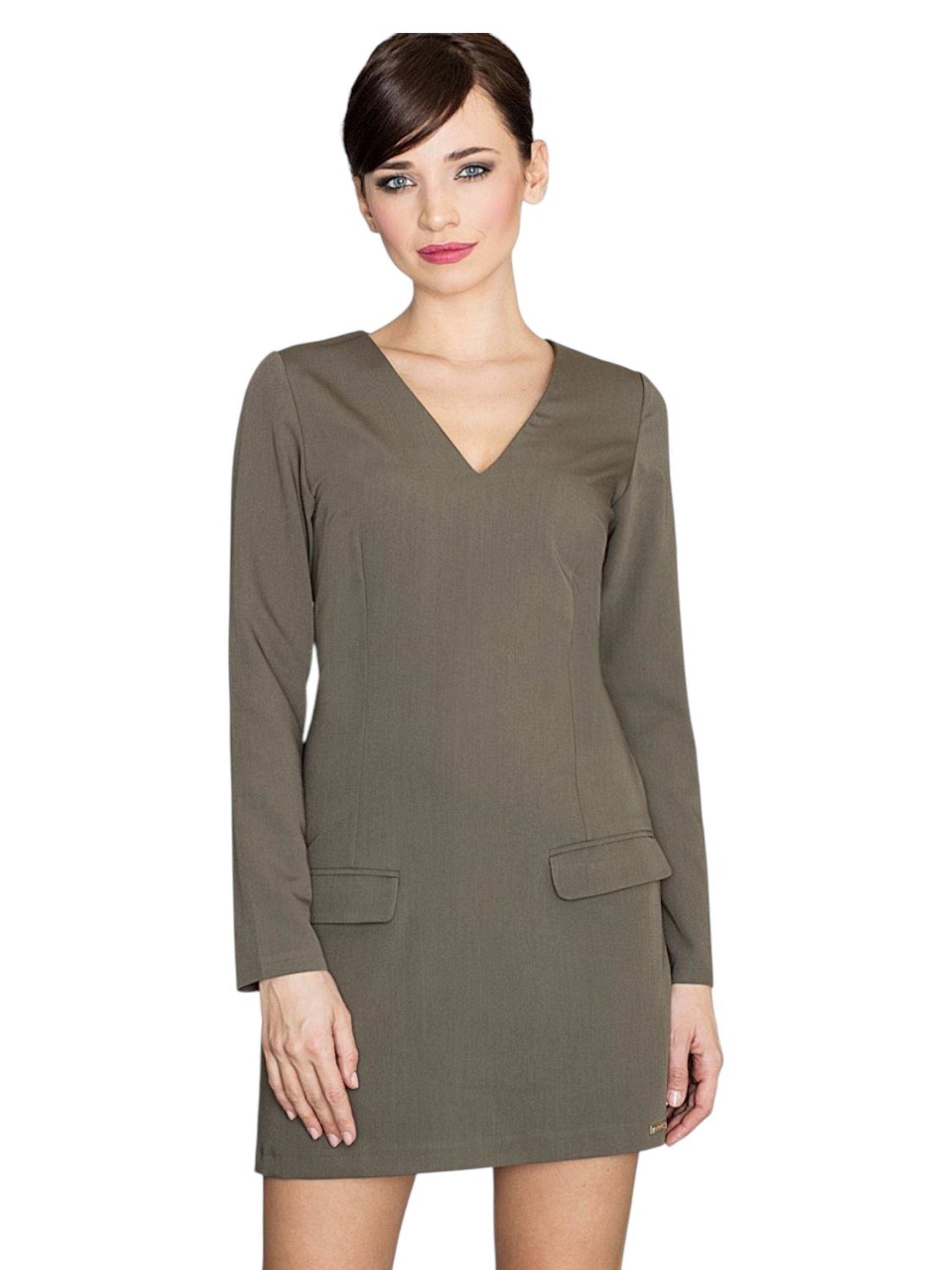 amorubi.com Dress in Green: front