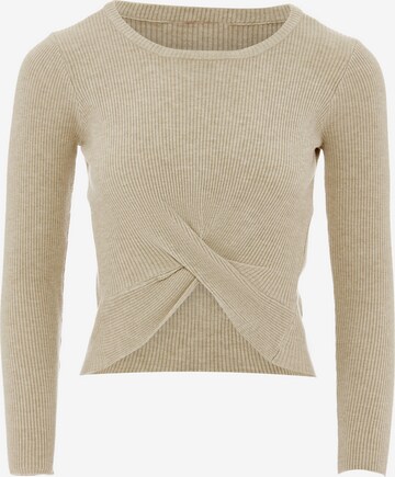 NALLY Sweater in Beige: front