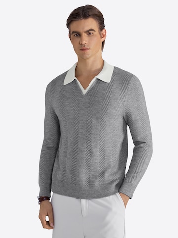 Pull-over Vantory en gris : devant