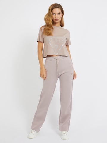 GUESS Regular Trousers in Pink
