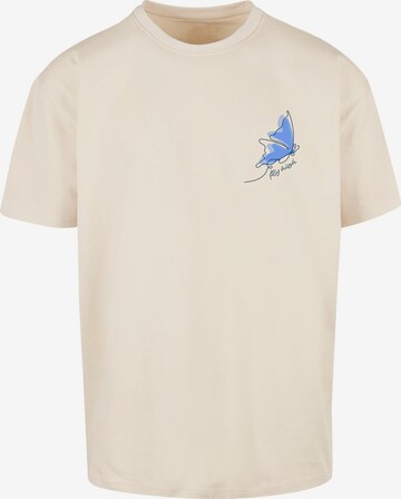 Merchcode T-Shirt 'Fly High' in Beige: predná strana