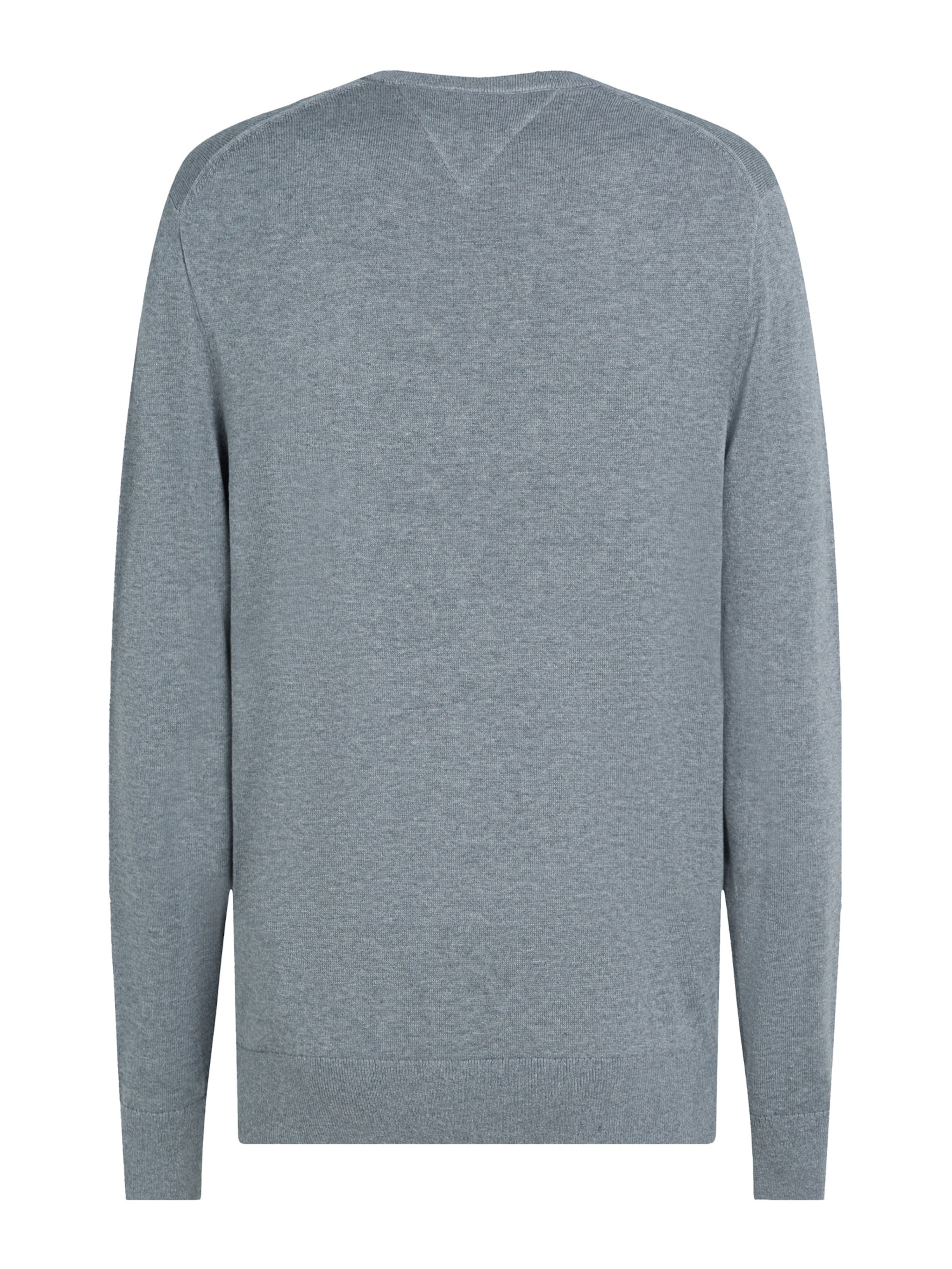 TOMMY HILFIGER Sweater 'ESSENTIAL' in Grey
