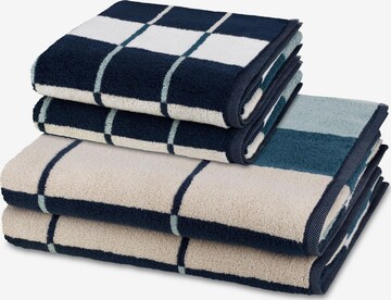 ROSS Towel 'Three Stars' in Blue: front