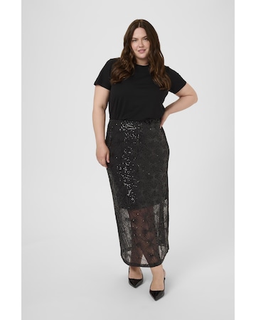 KAFFE CURVE Skirt in Black