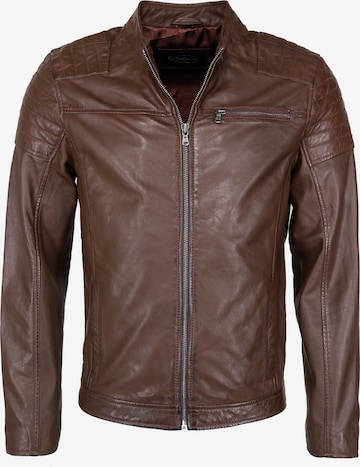 JCC Lederjacke 'Ecom' in Braun: Vorderseite