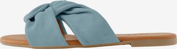 PIECES Mules 'Visana' in Blue: front