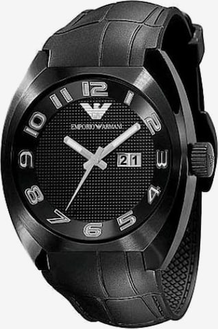Orologio analogico di Emporio Armani in nero: frontale