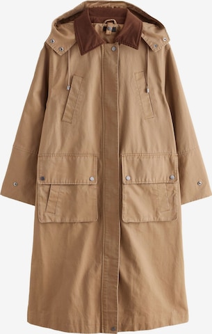 Next Välikausitakki värissä ruskea: etupuoli