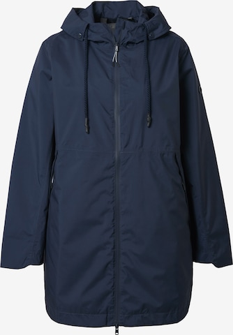 Ulla Popken Functionele jas in Blauw: voorkant