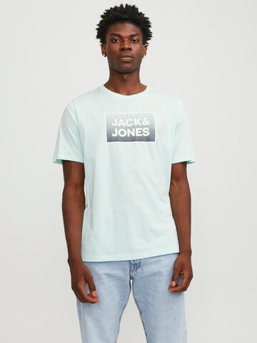JACK & JONES قميص 'STEEL' بلون أزرق: الأمام