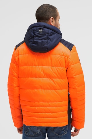 CAMP DAVID Winter Jacket in Orange: front