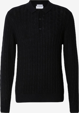 Lindbergh Pulover | črna barva: sprednja stran