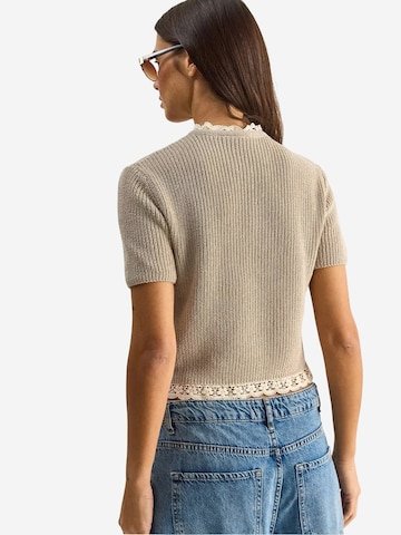 Cardigan Bianco Lucci en beige