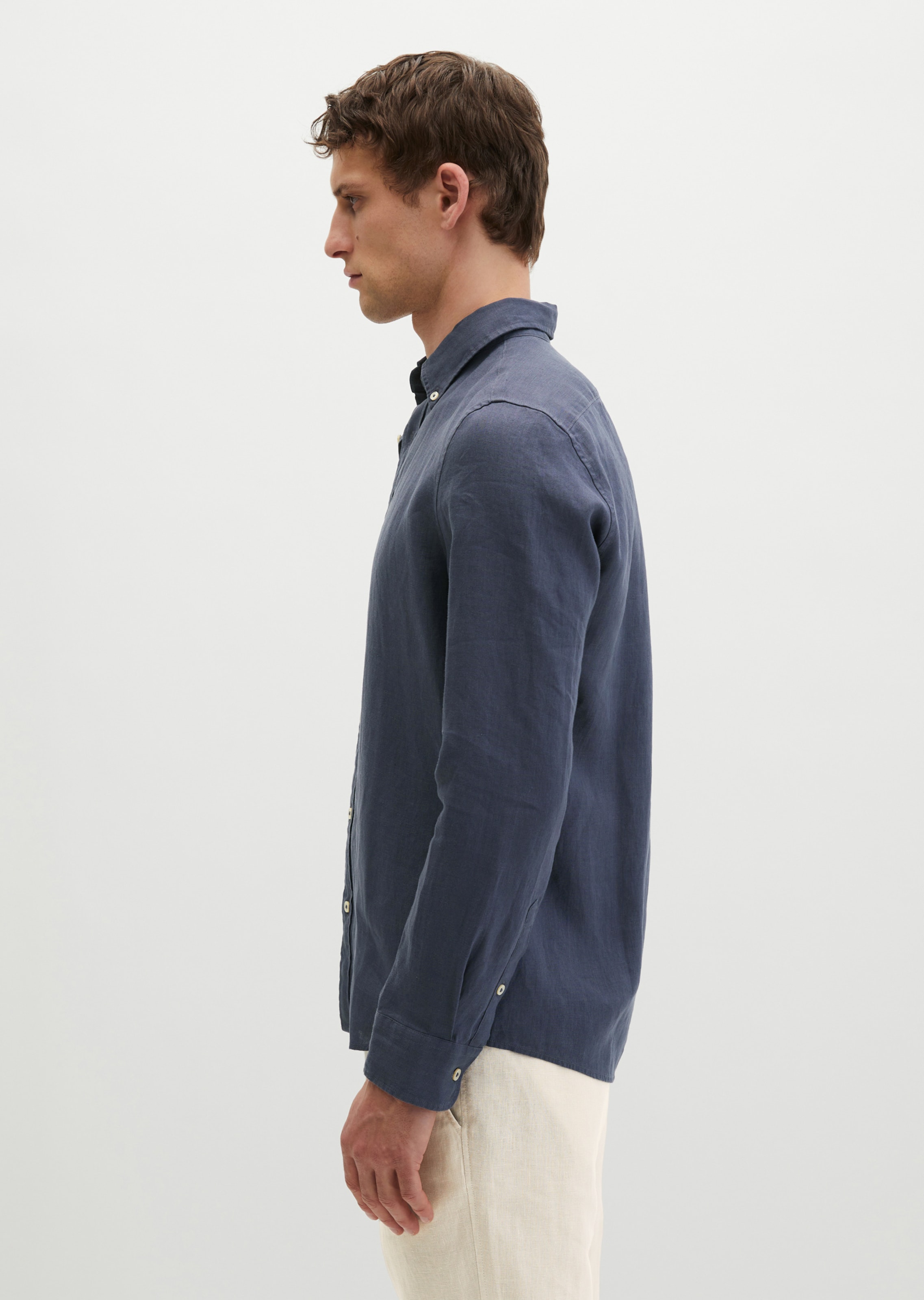 Marc O'Polo Regular fit Overhemd in Grijs
