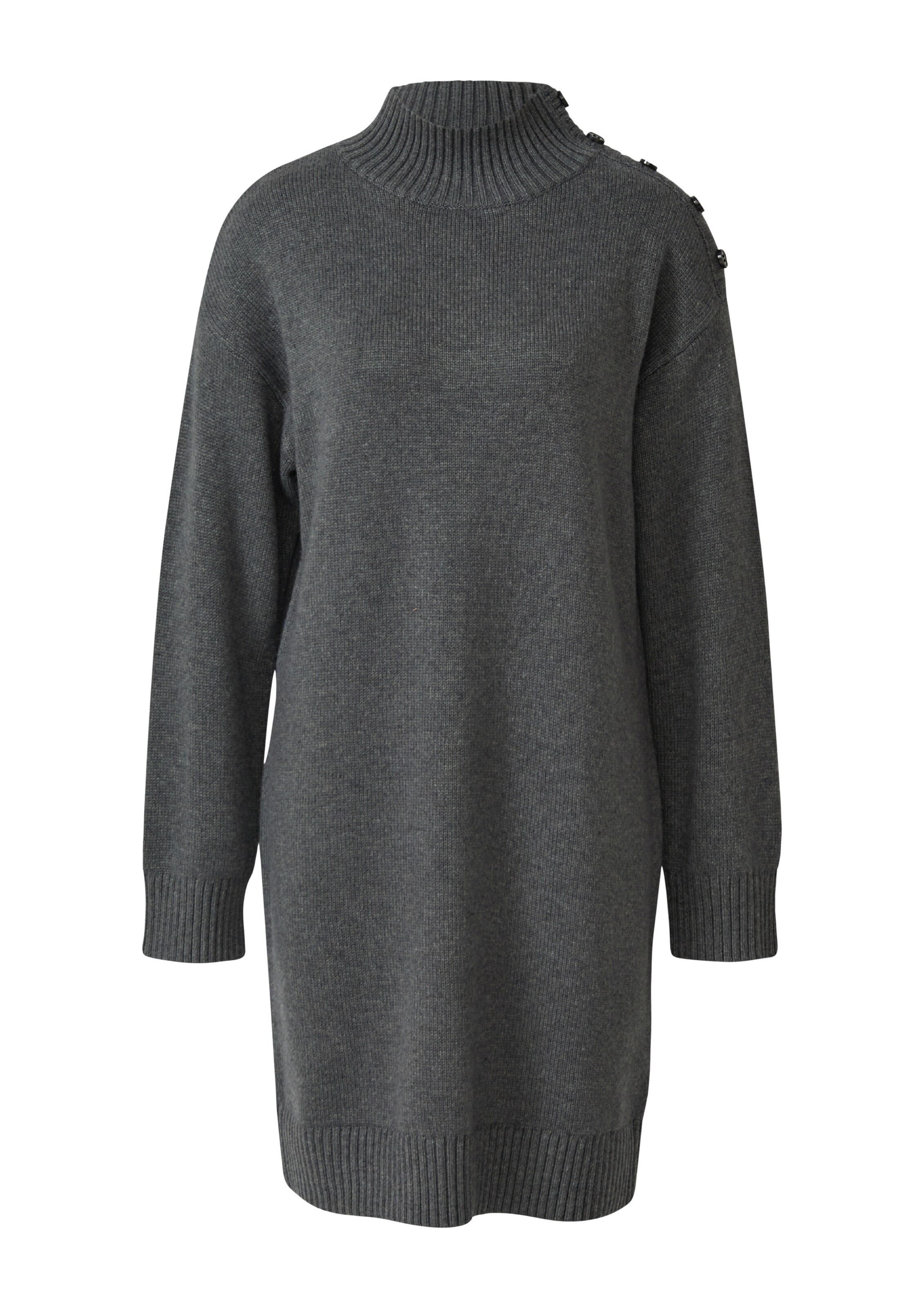 s.Oliver Πλεκτό φόρεμα σε γκρι: μπροστά