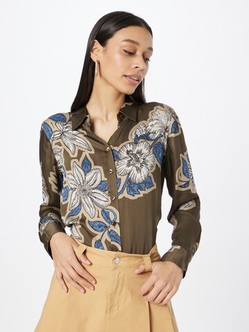 Banana Republic Blouse 'DILLON' in Groen: voorkant