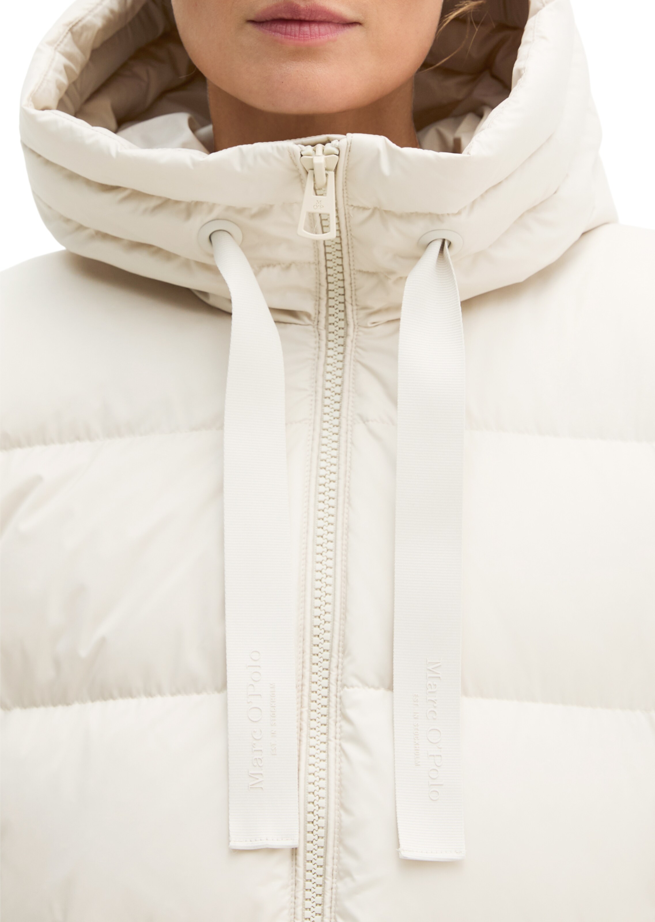 Manteau d’hiver Marc O'Polo en beige : devant