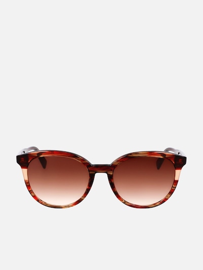 Longchamp Zonnebril in 55 in de kleur Rood, Productweergave