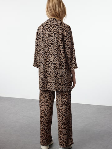 Trendyol Nadrágkosztüm - barna