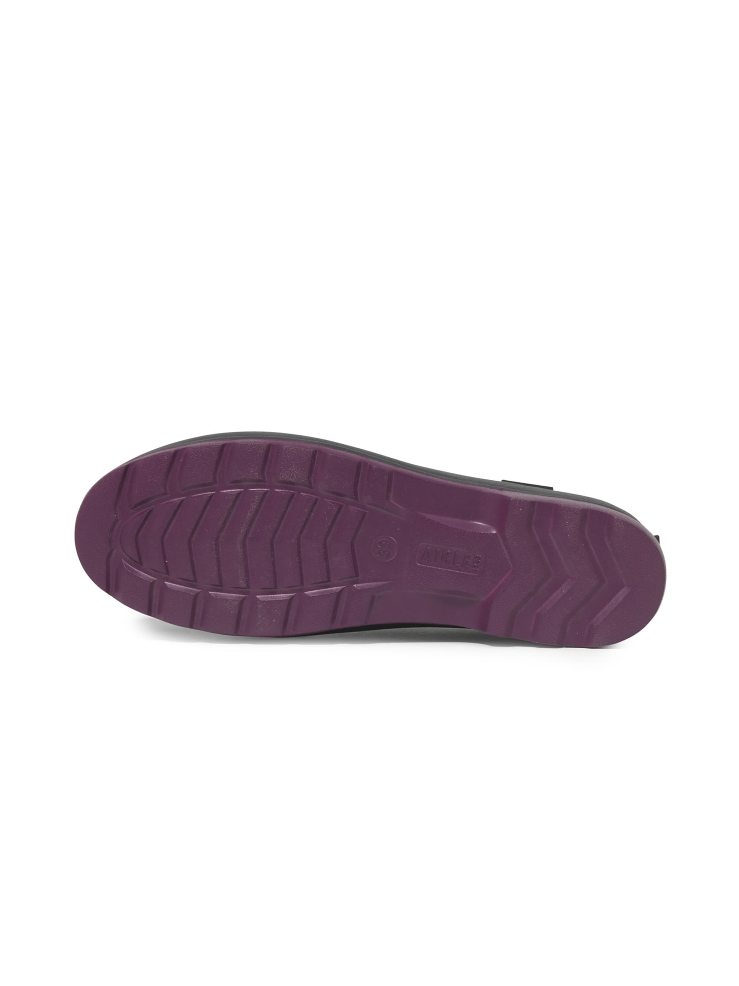 AIGLE Rubber Boots 'Taden Plus' in Purple: bottom