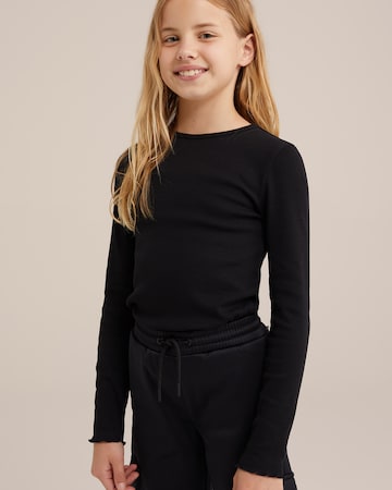 WE Fashion Shirt in Black: front