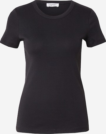 T-shirt ESPRIT en noir : devant