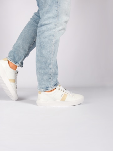Baskets basses 'RYDER ' BLACKSTONE en blanc