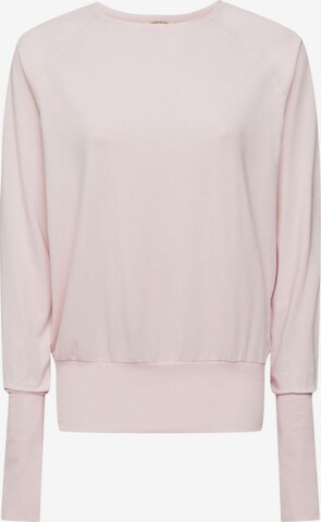 T-shirt fonctionnel ESPRIT en rose : devant